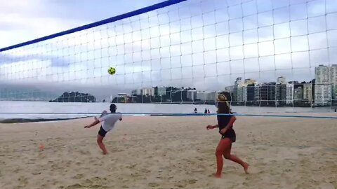 Treino de Futevôlei - CTGB - Praia de Icaraí, Niteroi