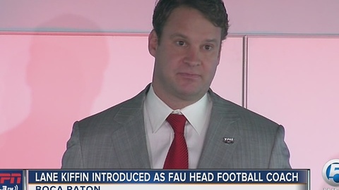 FAU makes hiring of Lane Kiffin official
