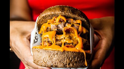 Bacon Cheese burger Recipe - How to Make Perfect Bacon Cheese burger - Fresh Ground Beef Brisket
