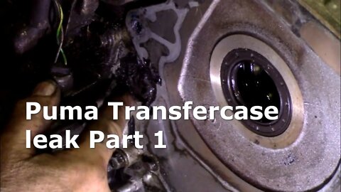 Puma Transfercase leak. Part 1. Stripping the casing.