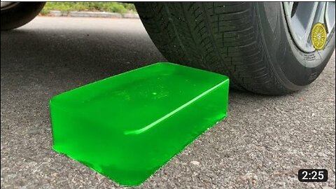 Crushing Soft things by Car