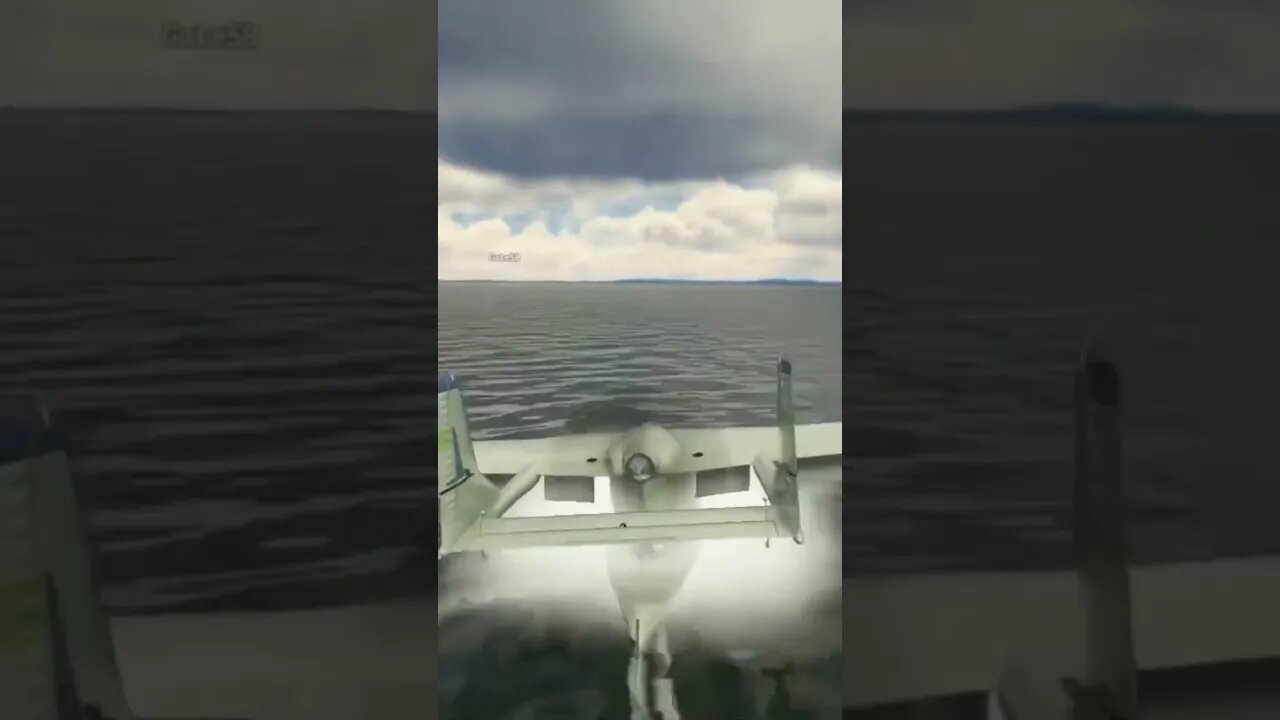 Water Landing. #msfs2020 #riviera333 #lakechamplain