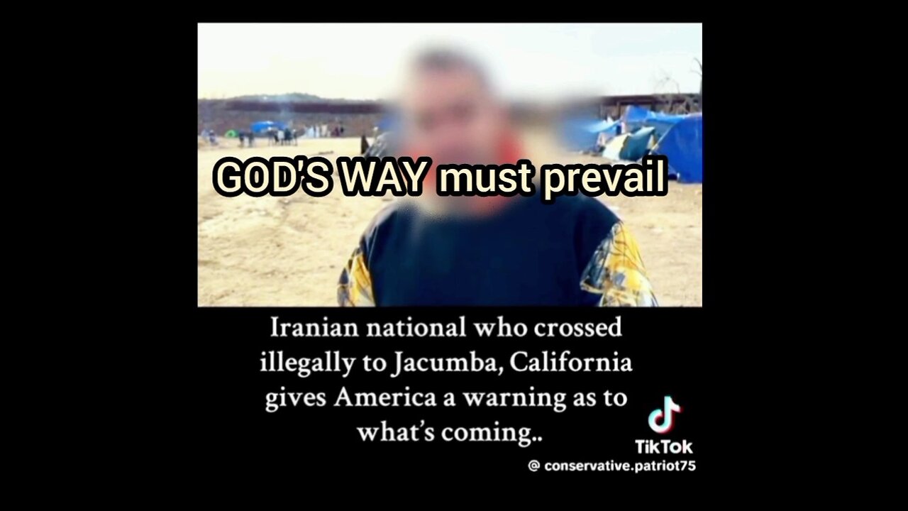 GOD'S WAY MUST PREVAIL
