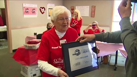 Love is why volunteer has been stamping valentines for 28 years