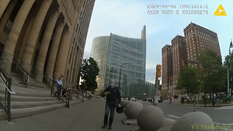 Buffalo Police bodycam footage of officers shoving protestor Martin Gugino