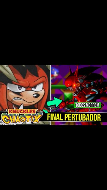 FINAL PERTUBADOR de Knuckles Chaotix | rk play #shorts