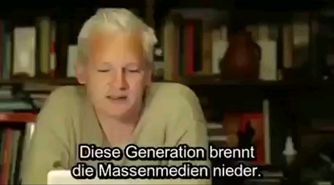 Julian Assange: 'This generation is burning the mass media to the ground.