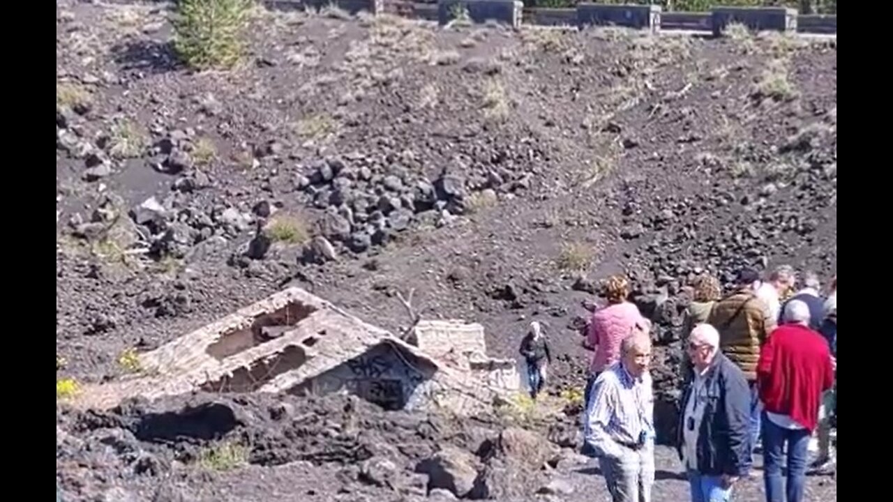Driving up to Mt. Etna, Catania, Sicily