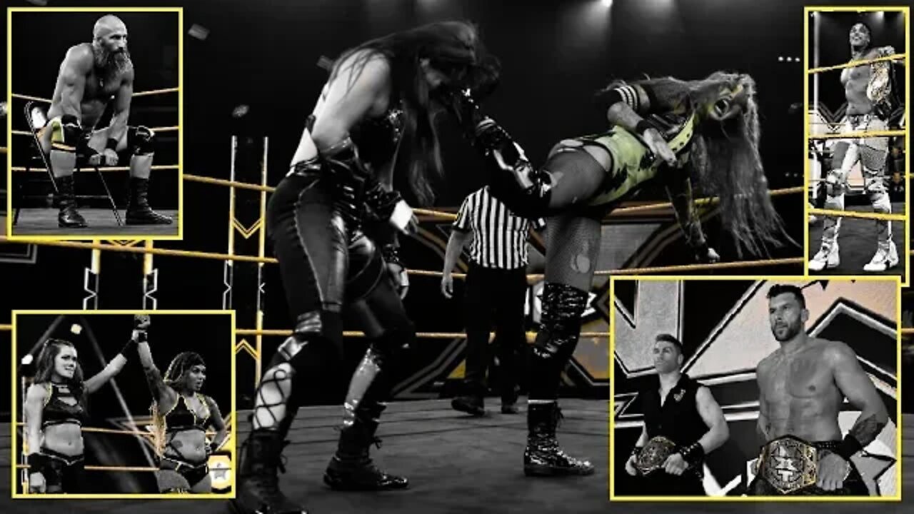 SHOTZI BLACKHEART Vs. IO SHIRAI, BREEZANGO & PRIEST Retain Their Titles : NXT 9/15/20