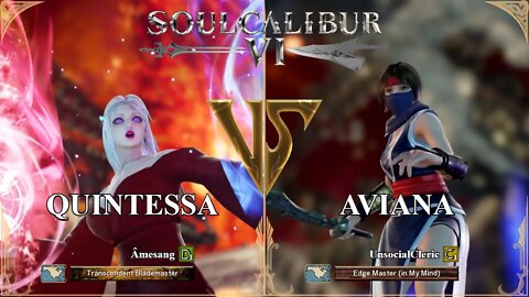 Quintessa (Âmesang) VS Aviana (UnsocialCleric) (SoulCalibur™ VI: Online)