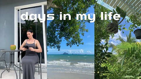 SOLO TRAVEL – Life in Krabi, Thailand Vlog 2 – exploring The Tiger Cave Temple, drinking coconuts on
