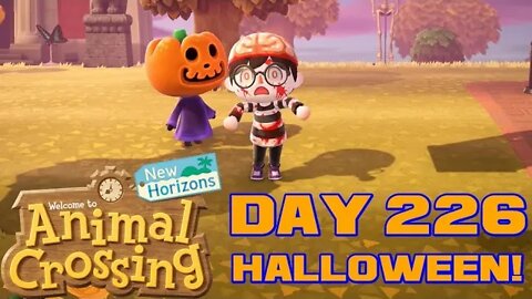 👻🎃Animal Crossing: New Horizons Day 226 - Halloween!🎃👻 - Nintendo Switch Gameplay 😎Benjamillion