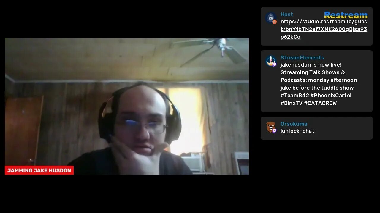 monday afternoon jake before the tuddle show #TeamB42 #PhoenixCartel #BinxTV #CATACREW