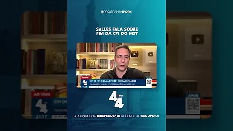 CPI do MST chega ao fim sem votar relatório: Salles explica o que aconteceu #shorts