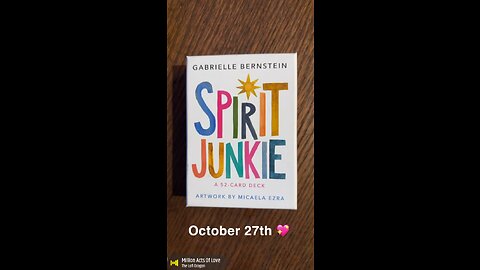 October 27th oracle card: self care