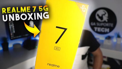 Realme 7 5G, O CELULAR MAIS BARATO com 5G - Unboxing e Impressões