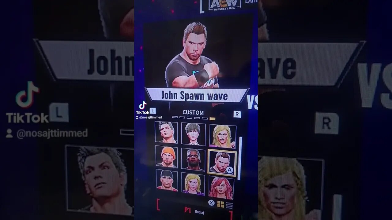 I'm building an AEW roster and I'm not done. #AEW #gaming #youtubers #streamers #gamers #nintendo