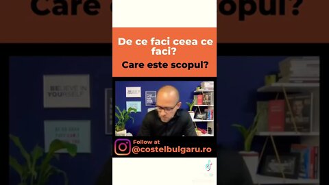 Te-ai întrebat vreodată? Care e scopul? Scrie-mi ⤵️ #evolutie #incredere #scop #costelbulgaru