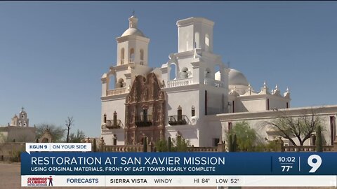 San Xavier del Bac Mission hits restoration milestone