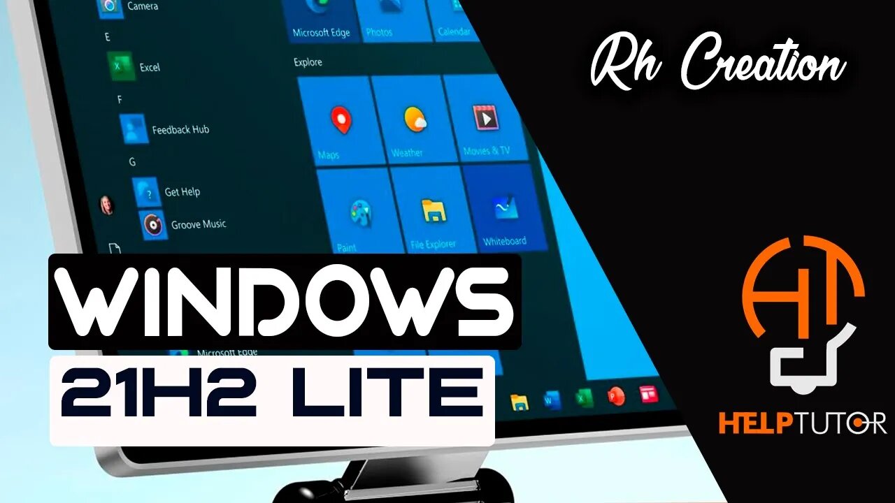 WINDOWS 10 LITE 21H2 PARA PC FRACO - TESTAMOS EM UM ATOM ! 1.80 GHZ