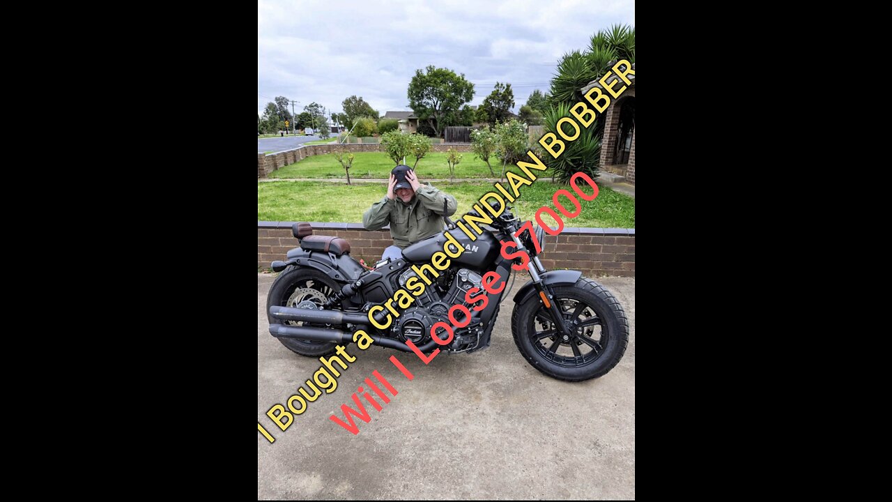 Bought $7K Crashed Indian Scout Bobber Will it Start?