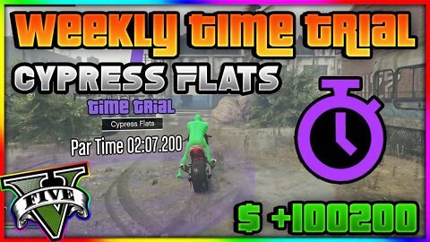 GTA 5 Online Time Trial Cypress Flats (Guaranteed First Try Route!)