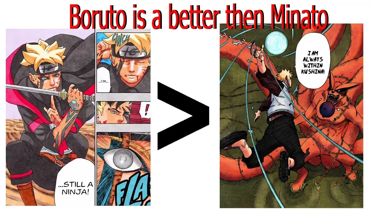 Boruto is better than Minato | Minato manga | Naruto Boruto next Generations