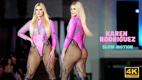 Karen Rodgriguez in SLOW MOTION 4k | Art Basel Miami Ruben Dario 2024 