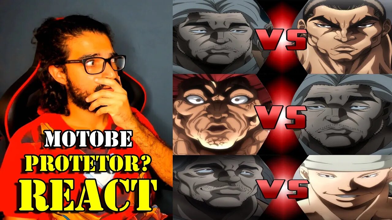 REACT - MOTOBE VS RETSU / YUJIRO VS MOTOBE / MOTOBE VS GAIA / Sociedade Z