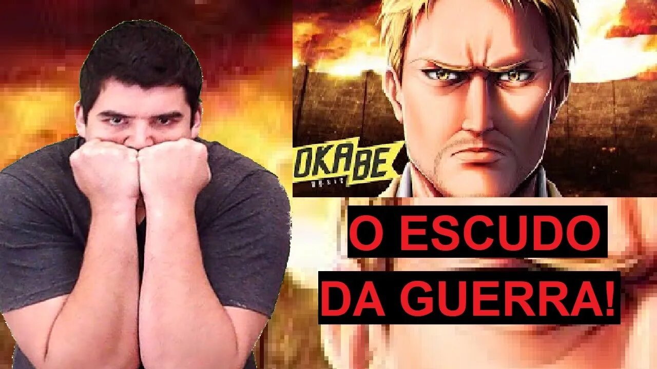 REACT Reiner Braun Shingeki no Kyojin - Blindado Contra O Mundo Okabe - MELHOR DO MUNDO