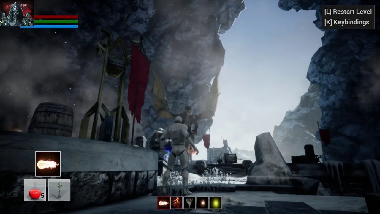 2020 Unreal Engine 4.24.1 Dynamic Magic user with infinity castle scene