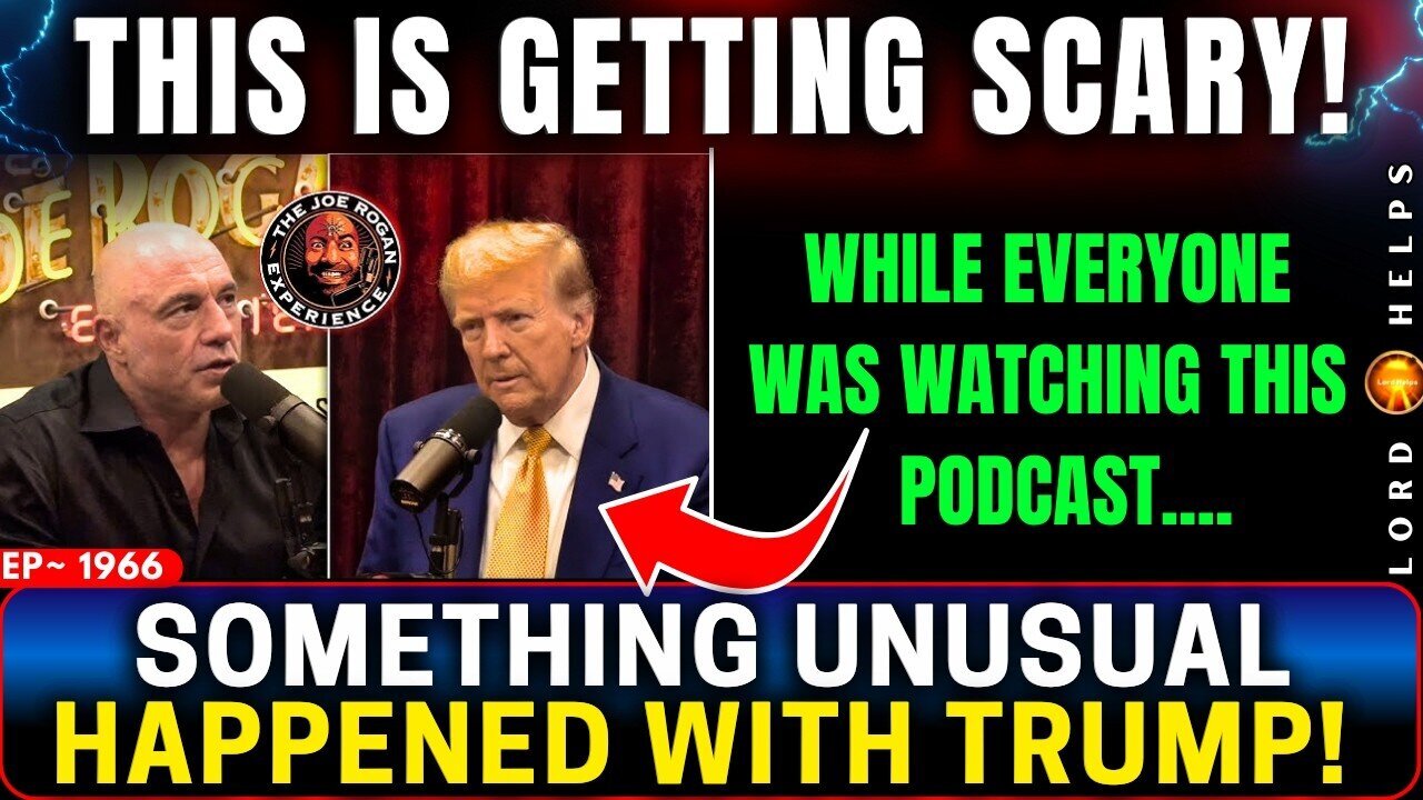 JOE ROGAN WITH TRUMP IS BREAKING INTERNET👆TRUMP NEWS~ PROPHETIC WORD