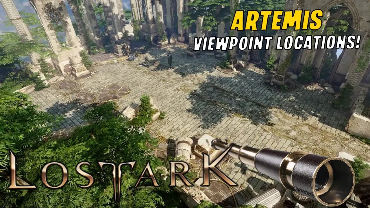 ARTEMIS VIEWPOINT LOCATIONS! - LOST ARK - ADVENTURE BOOK