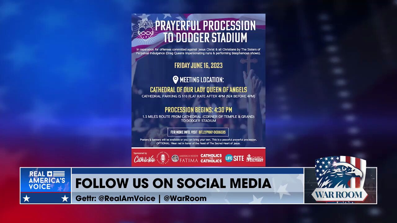 Prayerful Procession To Dodger Stadium On Friday June 16th In Los Angeles