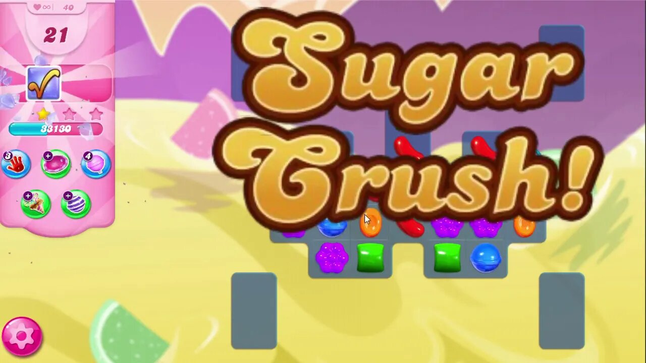 Candy Crush Saga Level 40