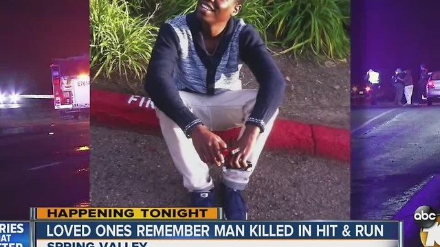 Loved ones remember man killed in New Year's Day hit-and-run crash in Spring Valley