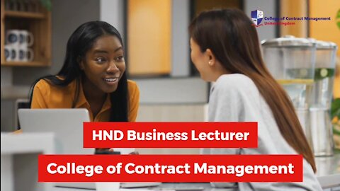 Become an HND Business Lecturer