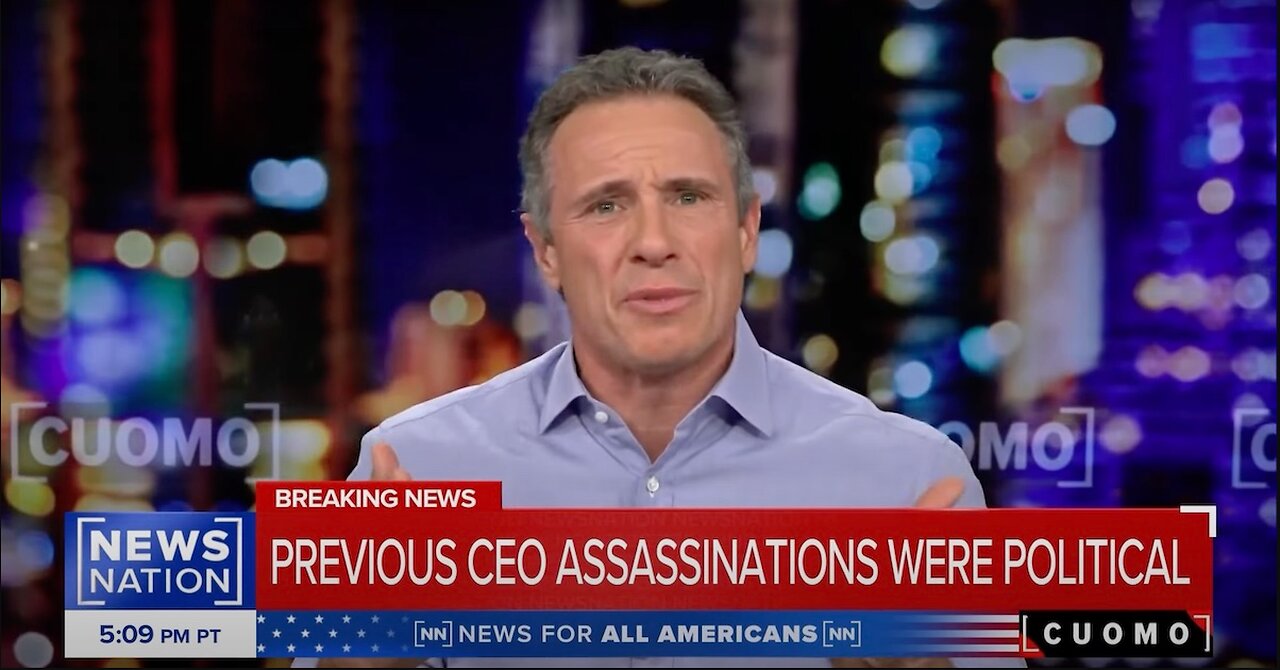 Chris Cuomo Rips Journalists 'Celebrating' CEO's Murder