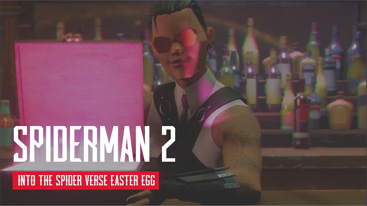 Spider Man 2 Collectible Spider-Verse Easter Egg Spider Bot Cutscene