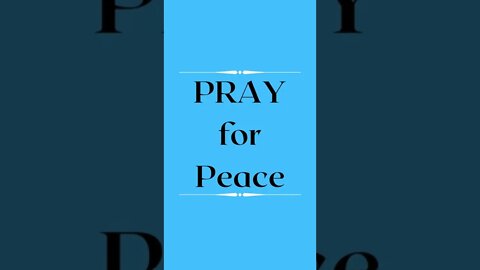 Pray for Peace