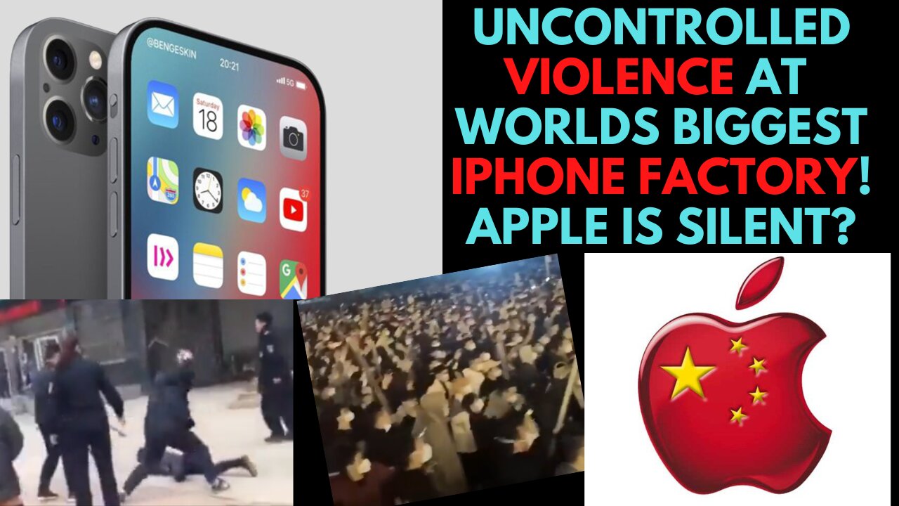 WORLDS Biggest iPhone Factory breaks out into Violence!