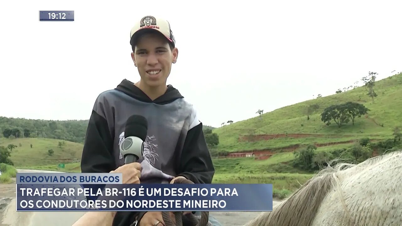 Rodovia dos buracos: Trafegar pela BR-116 é um desafio para os condutores do nordeste mineiro