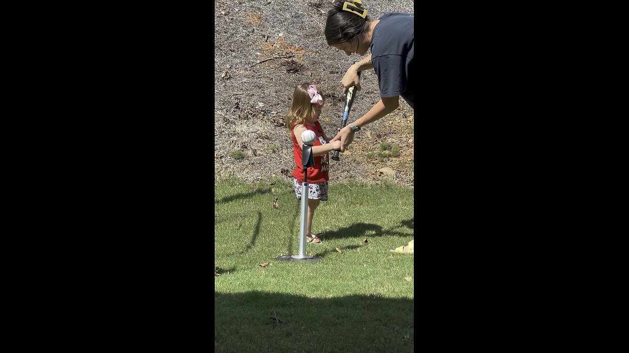 Grandbaby Batting Practice