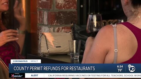 Many county restaurants to receive refunds over permits