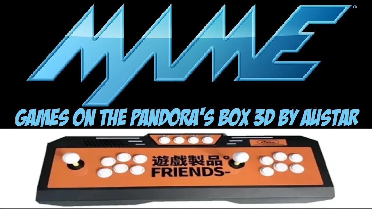 Pandora's Box 3D By Austar- MAME Games That Are Included