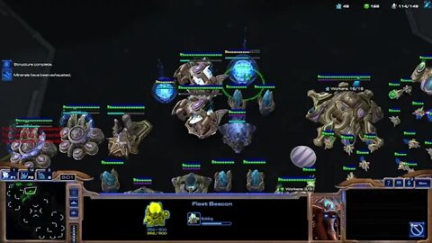 Session 5: Starcraft II (Random vs 3 Elite AI) - -