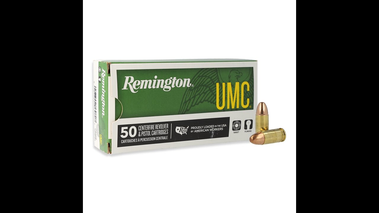 1000 ROUNDS REMINGTON UMC 9MM 115 GRAIN FMJ