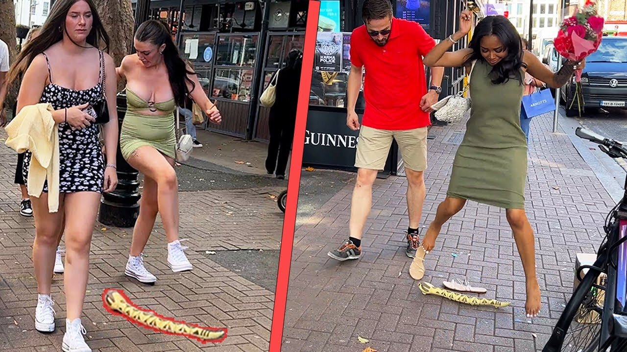 Scariest reactions ever with Snake Prank