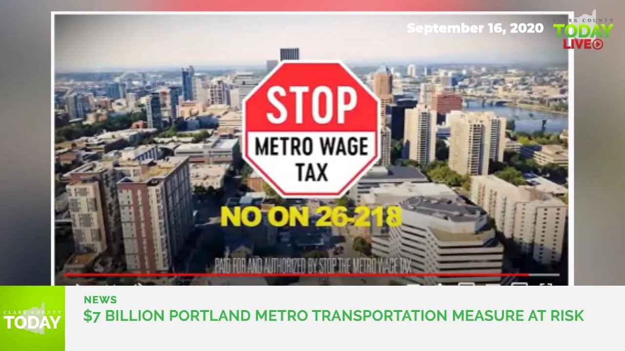 $7 billion Portland Metro transportation measure at risk