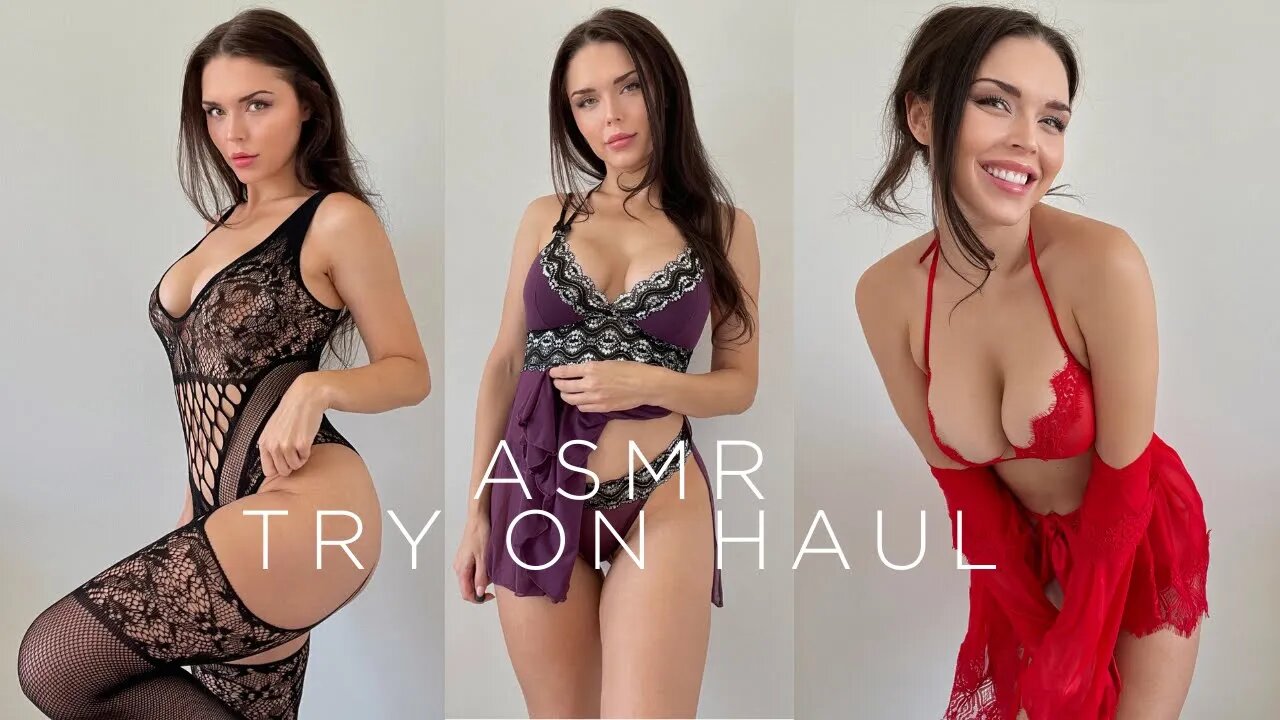 ASMR Lingerie Try on Haul 💃🏼